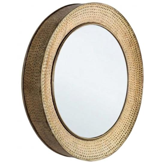 klasicky okruhly zrkadlo vintage elegantny dizajn med mosadz vstup predsien kupelna mediteransky boho hampton stlye 2.jpg